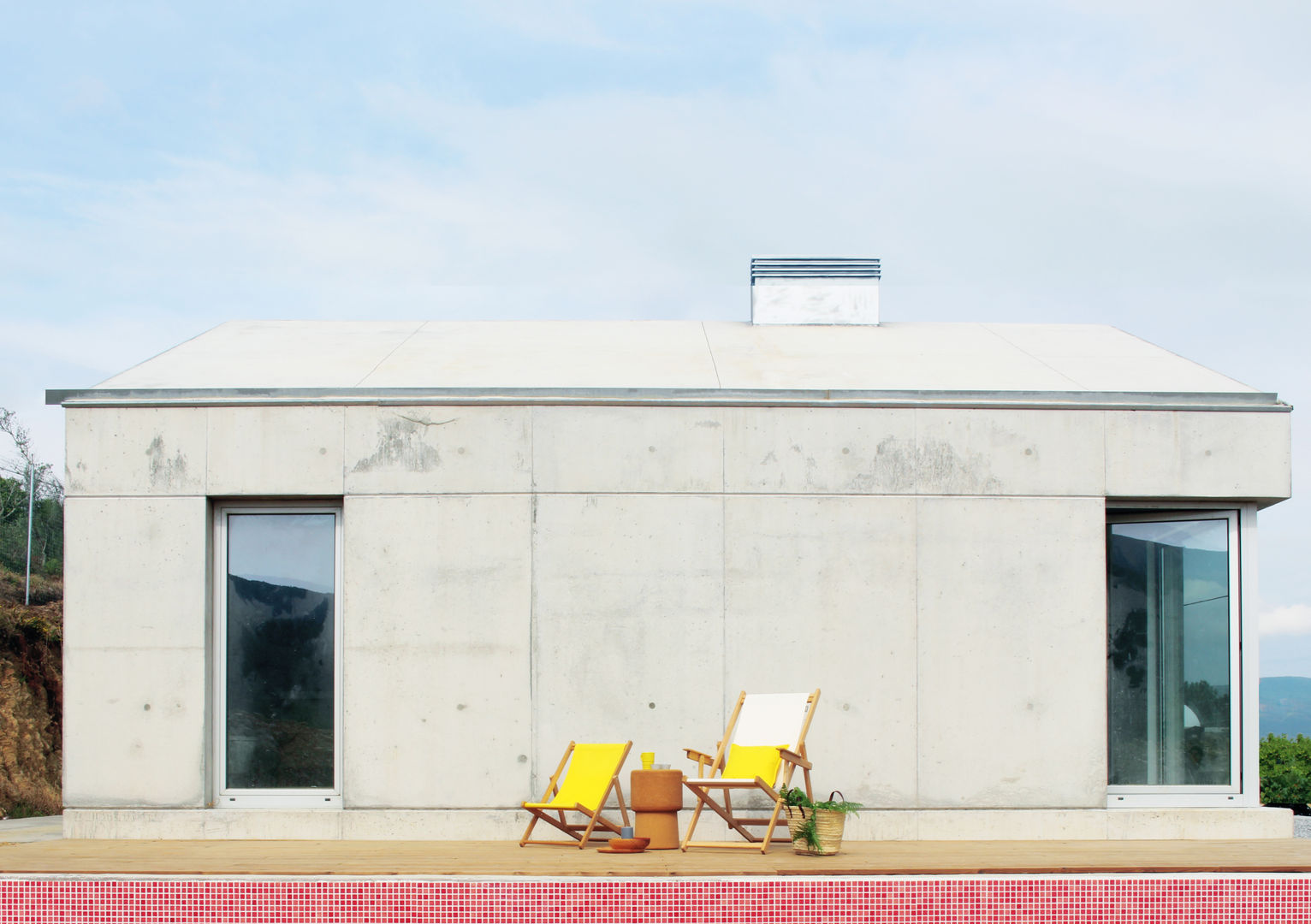 Casa P+F homify Varandas, marquises e terraços minimalistas
