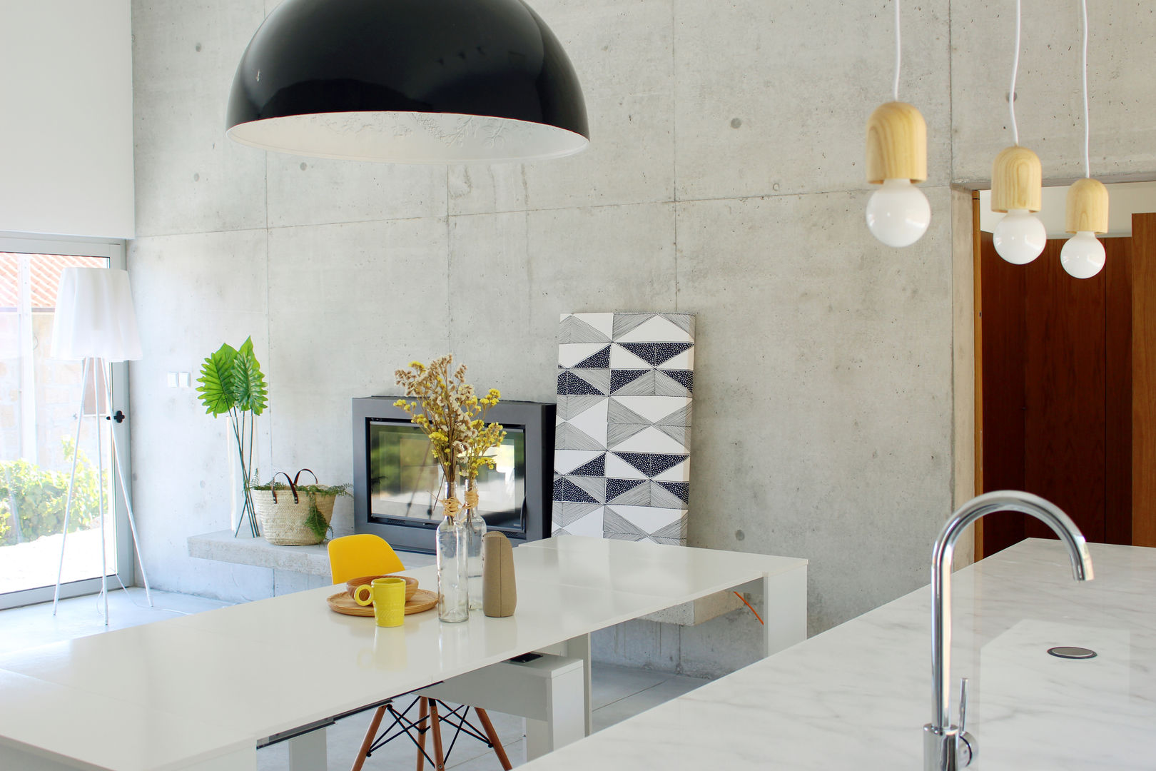 Casa P+F homify Modern Dining Room