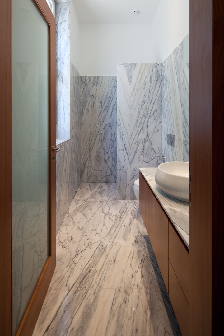 CASA M+F, joão rapagão joão rapagão Modern Banyo