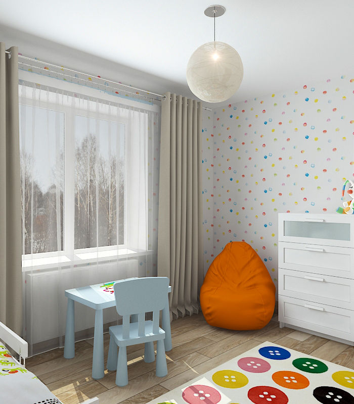 Коттедж в деревне Пирогово, Design Rules Design Rules Eclectic style nursery/kids room