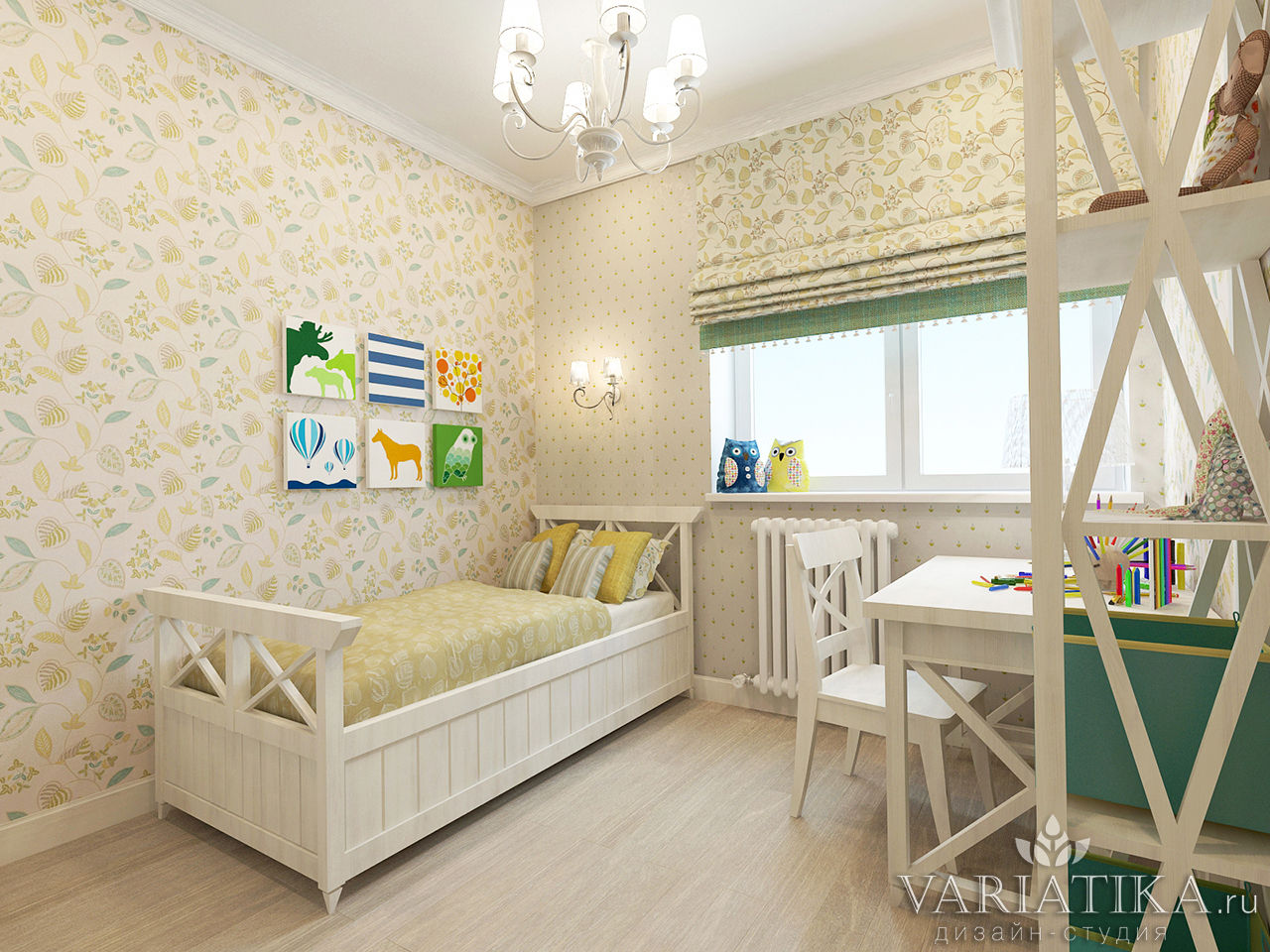 homify Eclectic style nursery/kids room