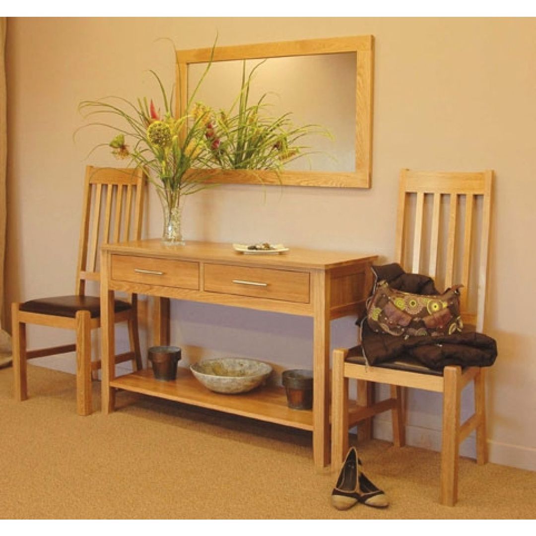 Bonsoni Howden Oak Medium Mirror - 100% Solid Oak Furniture homify Vestidores y placares clásicos Madera Acabado en madera Espejos