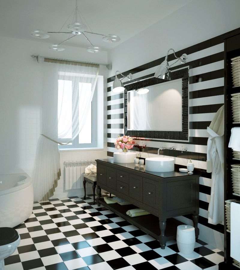 Grand Villa, Shtantke Interior Design Shtantke Interior Design Klasik Banyo