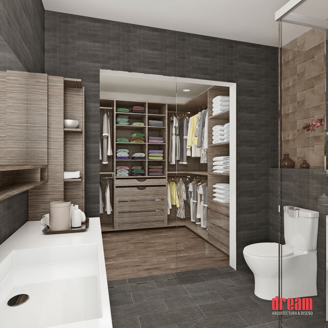 Vista Interior -Cuarto de baño Estudio Meraki Baños de estilo moderno