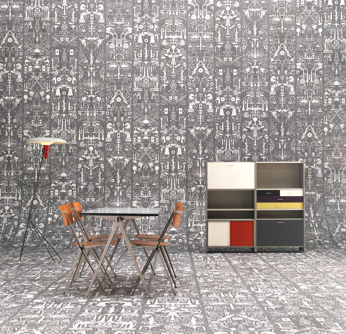 Archives Wallpaper de Studio Job, ROOMSERVICE DESIGN GALLERY ROOMSERVICE DESIGN GALLERY Walls Wallpaper