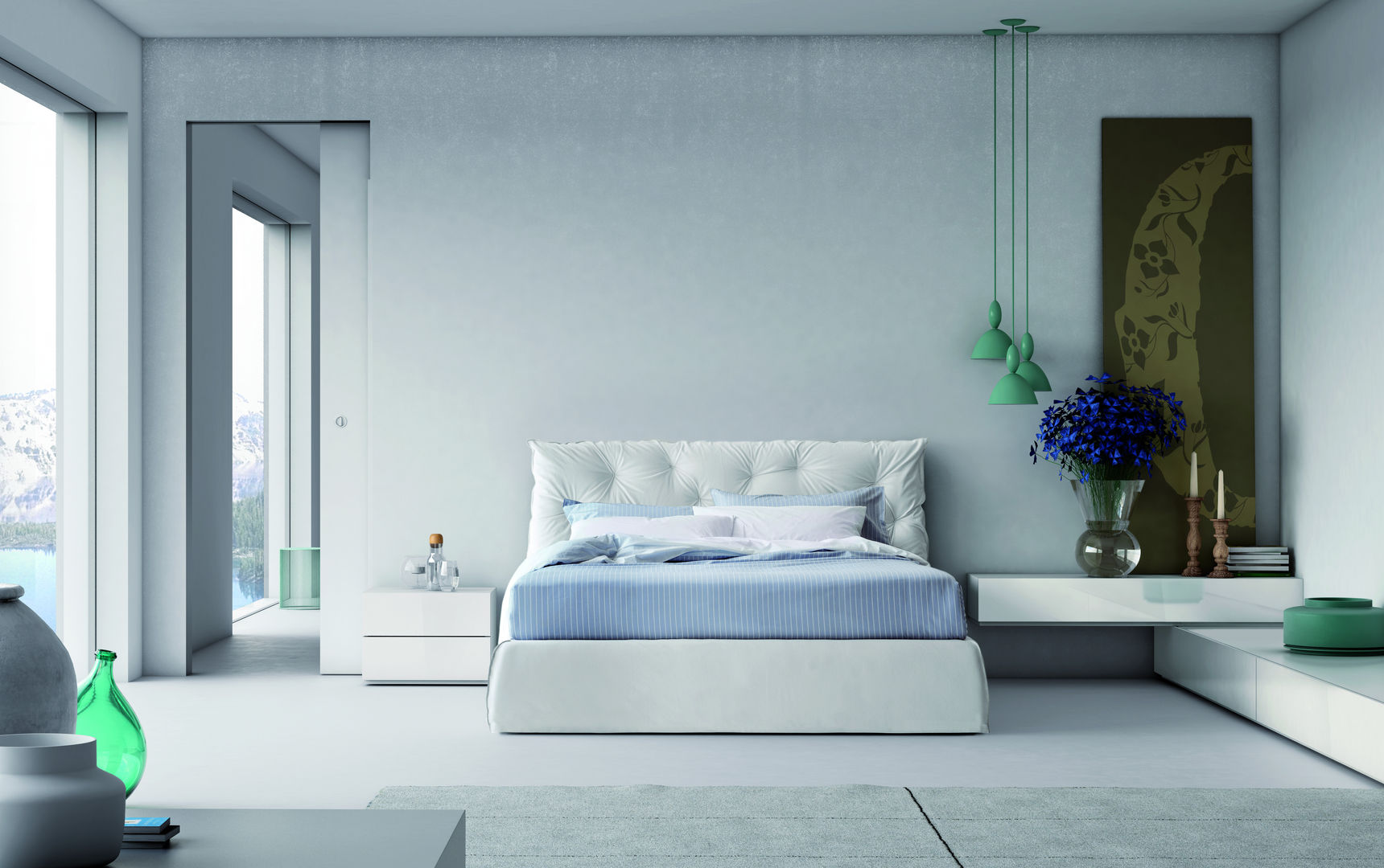 homify Modern style bedroom Beds & headboards