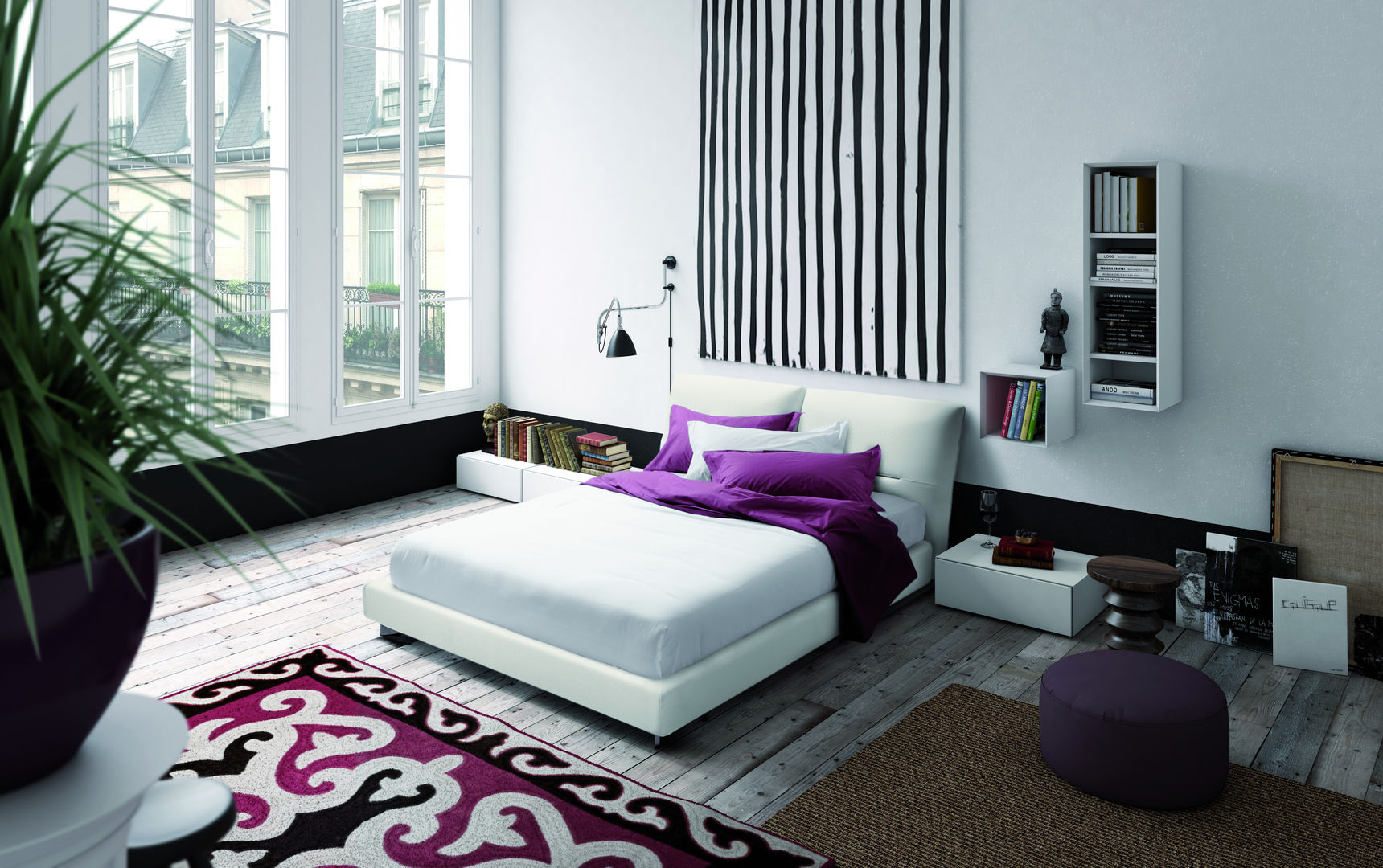 homify Dormitorios de estilo moderno Camas y cabeceras