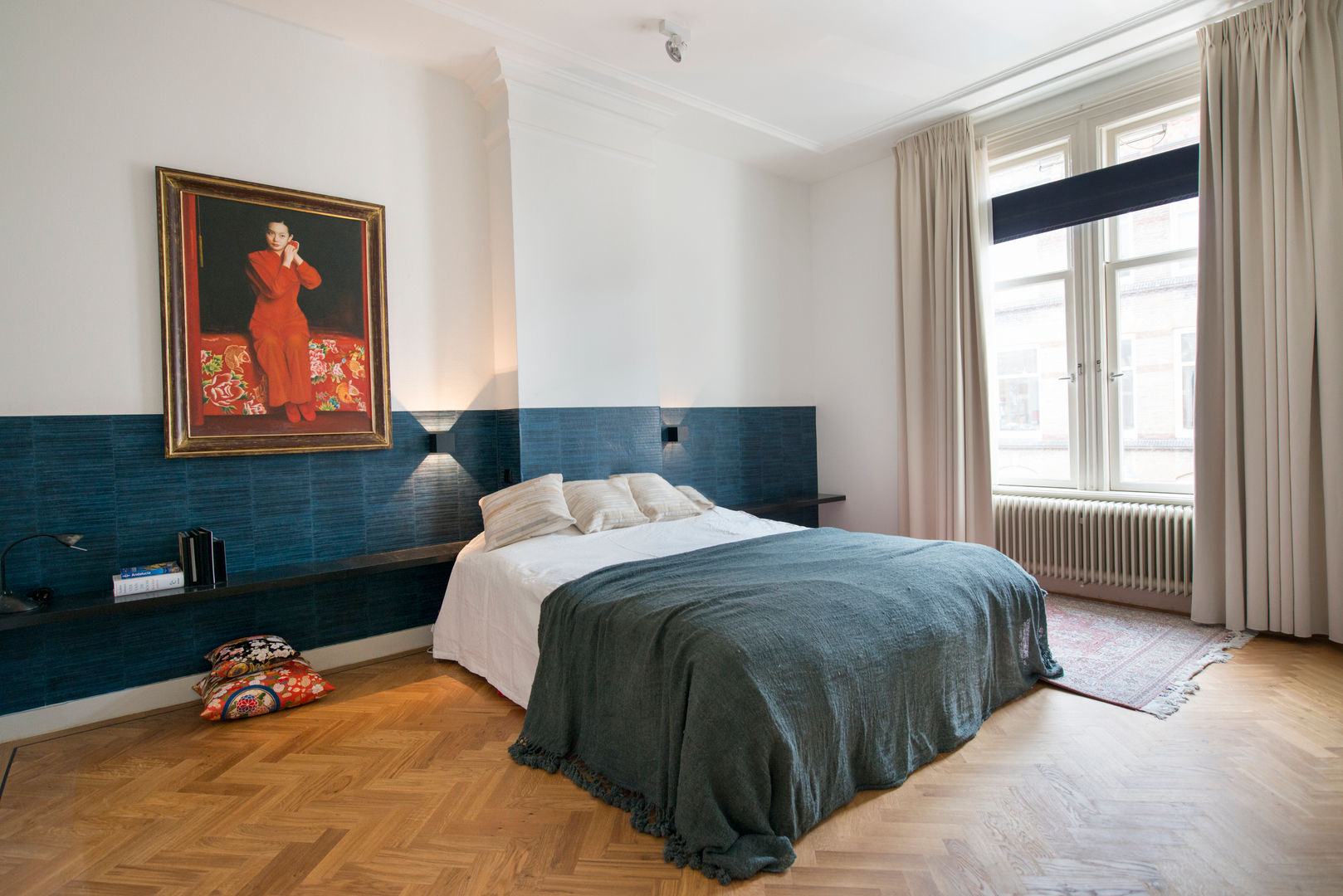 Stadsvilla Den Haag, IJzersterk interieurontwerp IJzersterk interieurontwerp Eclectic style bedroom