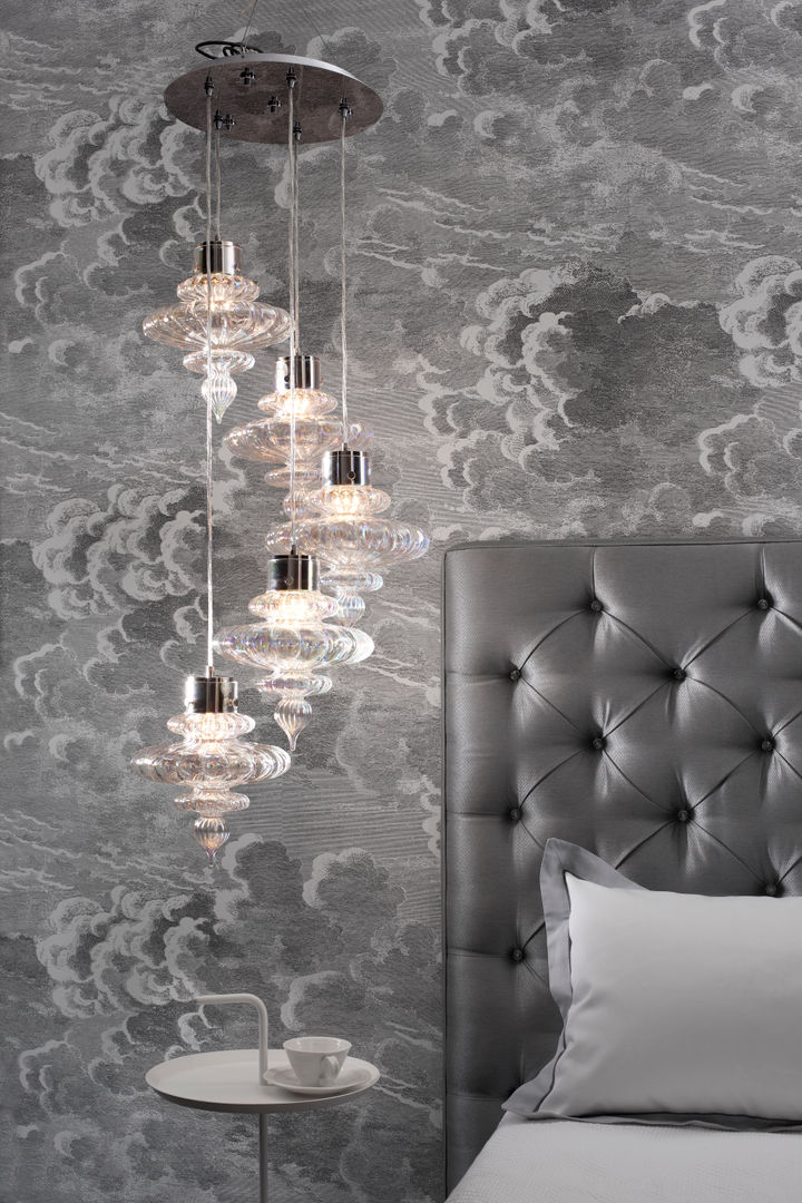 Mister Smith Interiors - Basilica Opal homify Спальня в классическом стиле Освещение