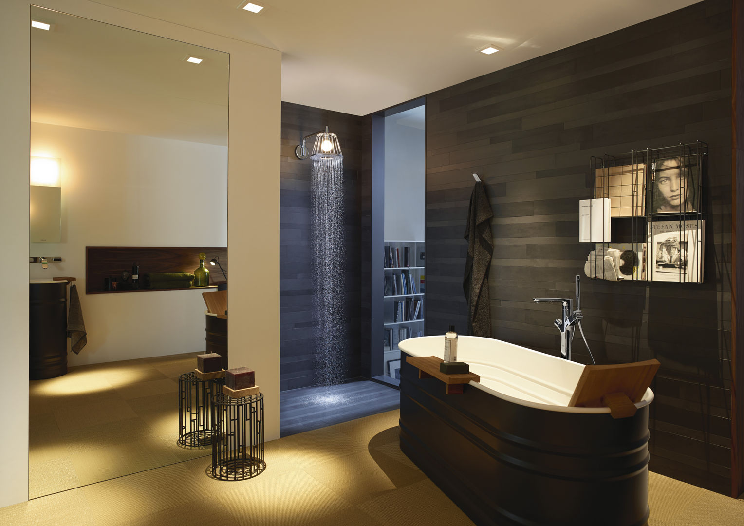 Espace Aubade - Salle de bains moderne, Espace Aubade Espace Aubade ห้องน้ำ อ่างอาบน้ำ ฝักบัวอาบน้ำ