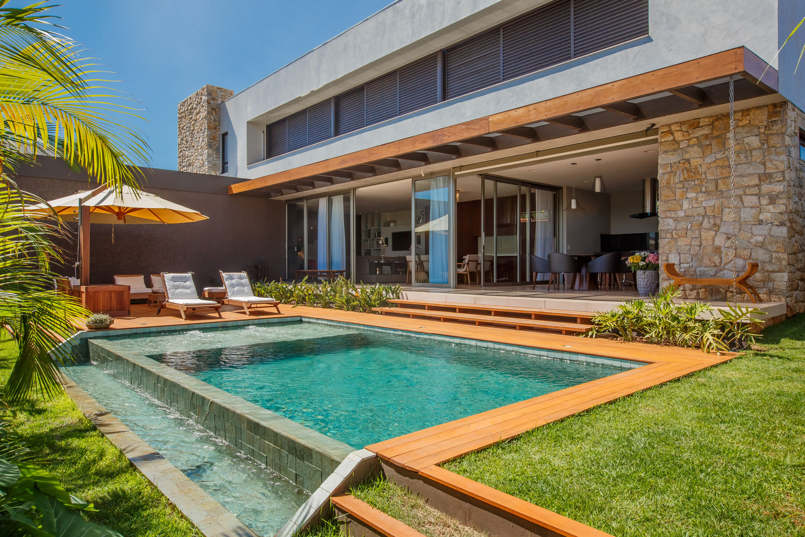 Residência HTI, WTstudio WTstudio Modern pool