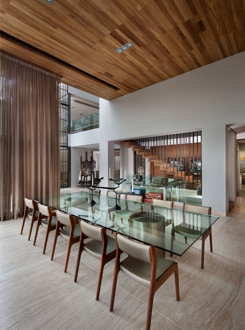 Casa de la Luz , C Cúbica Arquitectos C Cúbica Arquitectos Modern dining room