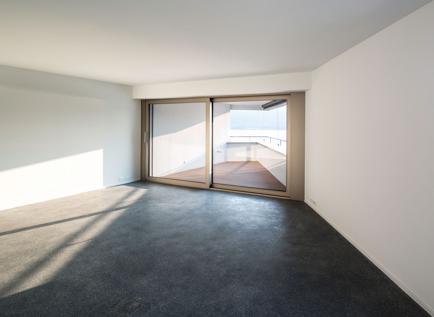 Mehrfamilienhaus 'Flair' in Herrliberg, AMZ Architekten AG sia fsai AMZ Architekten AG sia fsai Moderne Wohnzimmer