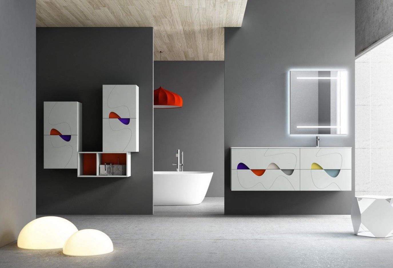 BAÑOS, MUEBLES OYAGA MUEBLES OYAGA Modern bathroom Storage