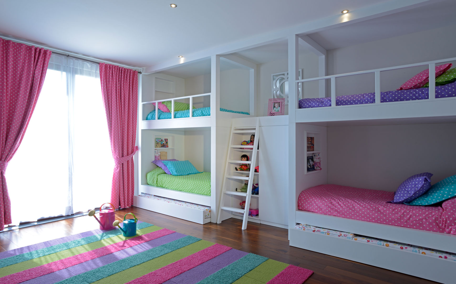 Literas Recamara Infantil Casa GL homify Dormitorios infantiles modernos: Madera Acabado en madera