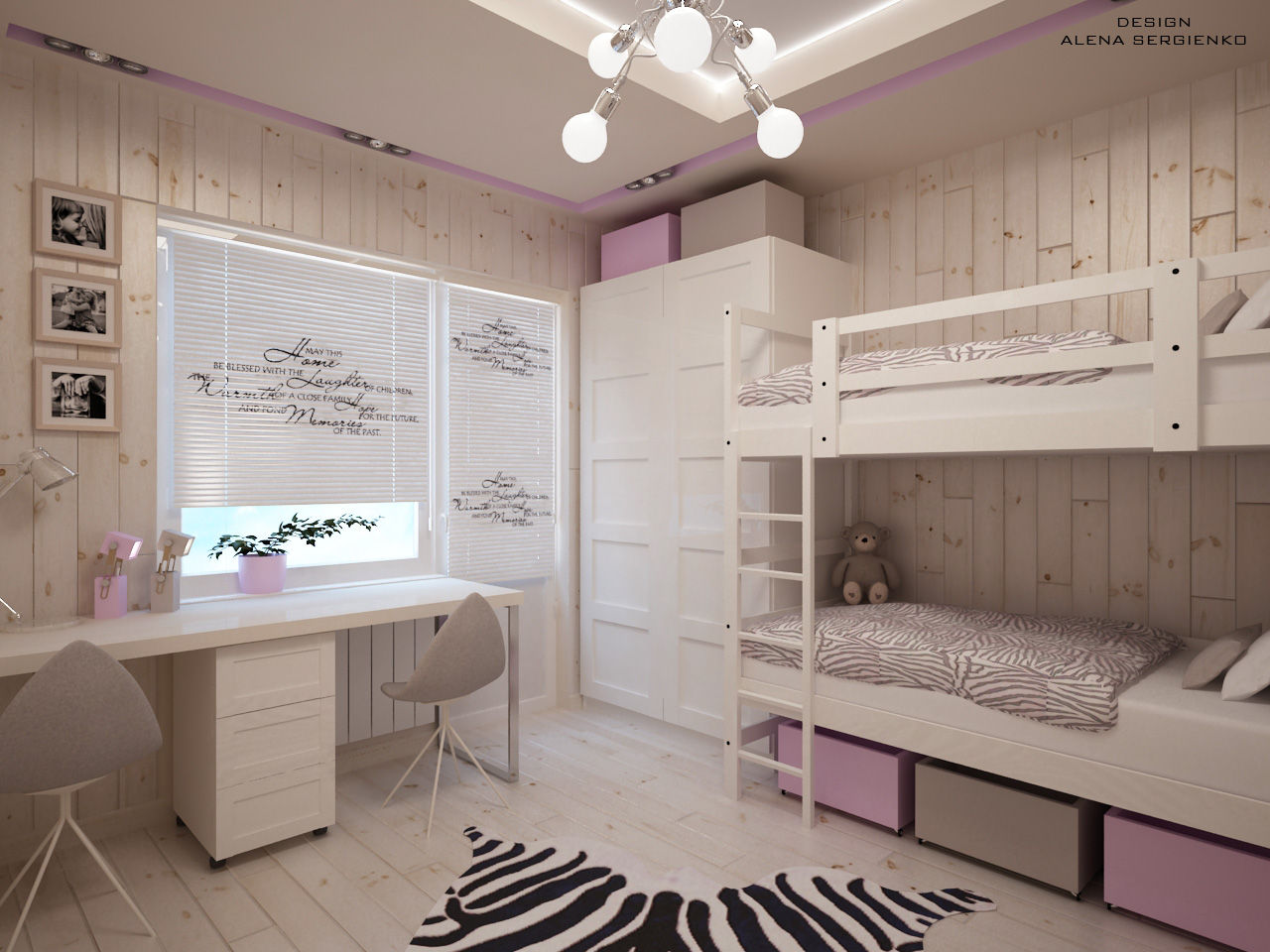 Детская, ALENA SERGIENKO ALENA SERGIENKO Nursery/kid’s room Wood Wood effect