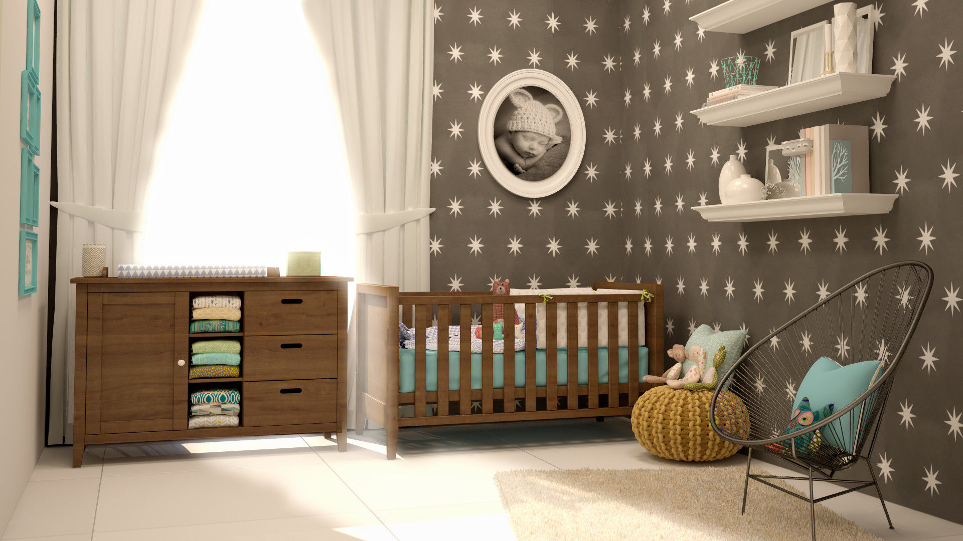 Casa Olmo Arboretos, CONTRASTE INTERIOR CONTRASTE INTERIOR Classic style nursery/kids room Plywood