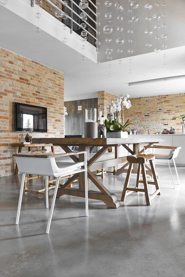 Una casa con stile e funzionalità: Design Rustico, Opera s.r.l. Opera s.r.l. Country style dining room