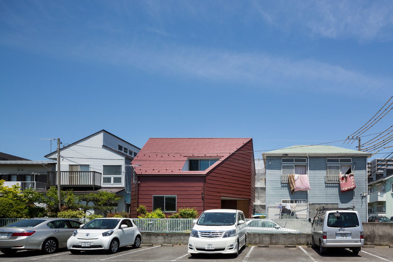 浜竹の家 House in Hamatake, 本間義章建築設計事務所 本間義章建築設計事務所 Maisons modernes