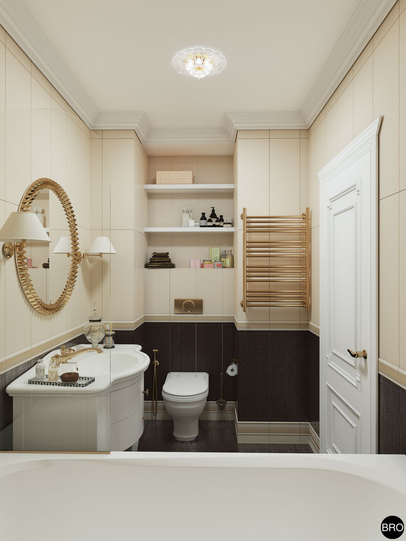 1-к квартира в ЖК "Park Avenue", BRO Design Studio BRO Design Studio Classic style bathrooms