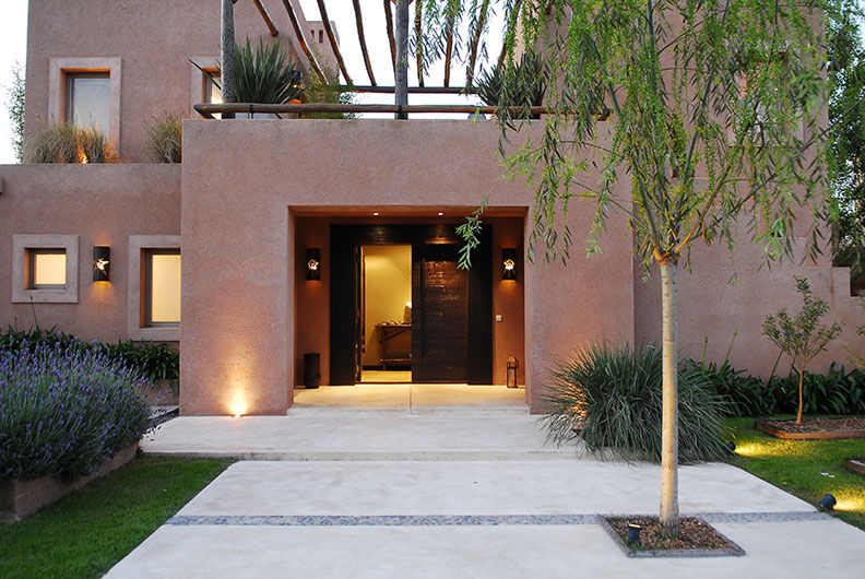 EXTERIORES, JUNOR ARQUITECTOS JUNOR ARQUITECTOS Rumah Modern