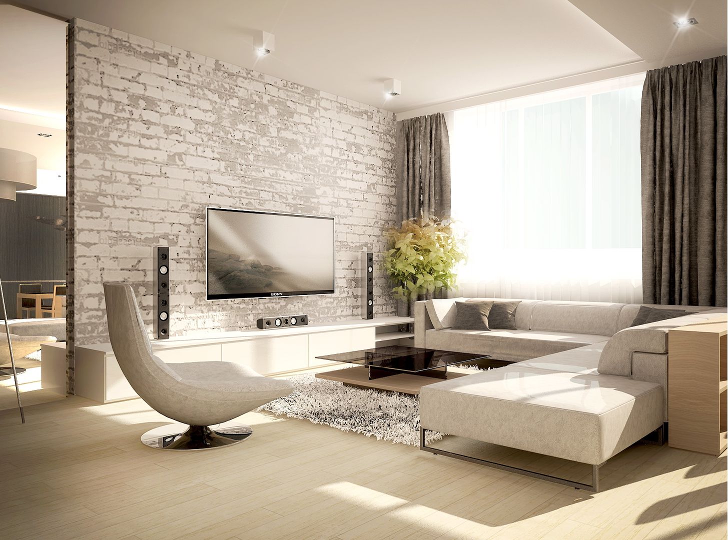 Авеню 77-2, ООО "Студио-ТА" ООО 'Студио-ТА' Industrial style living room