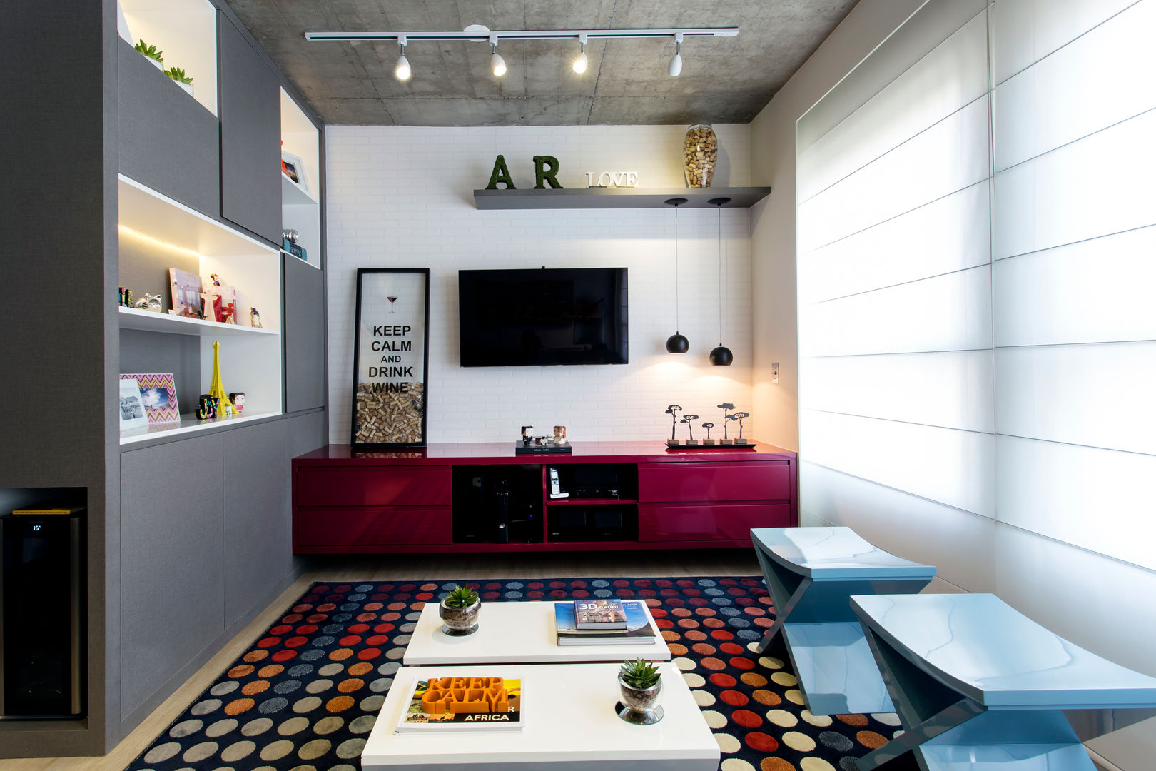 ARL, Adriana Pierantoni Arquitetura & Design Adriana Pierantoni Arquitetura & Design 모던스타일 미디어 룸