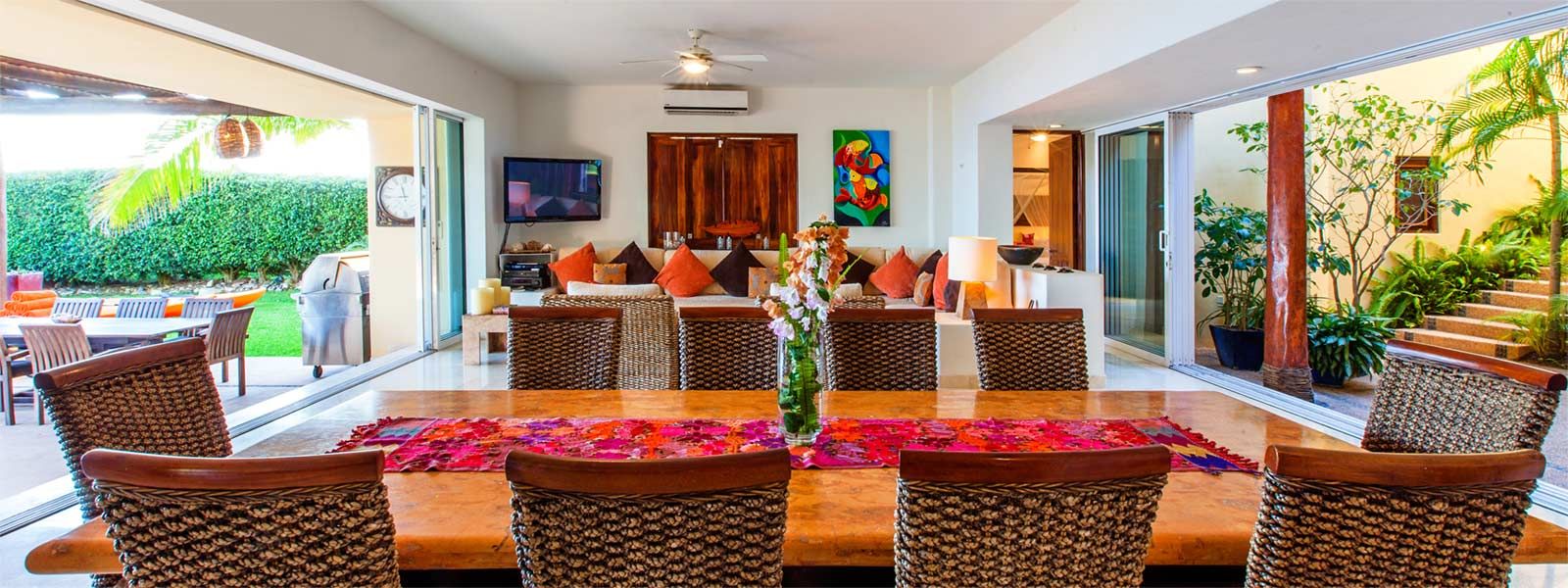 Casa Tortugas, BR ARQUITECTOS BR ARQUITECTOS Tropical style dining room