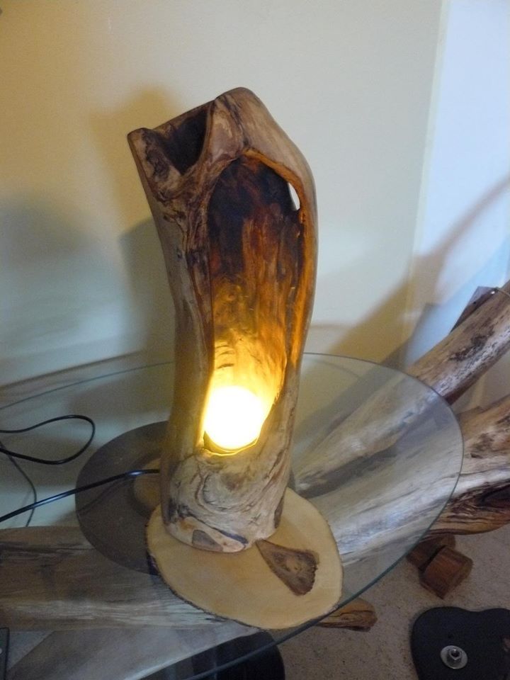 Do geht a Lichtle auf, Woodstoneart Woodstoneart Living room Lighting