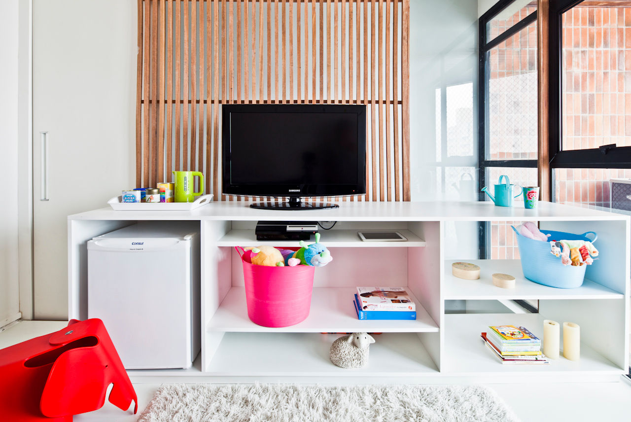 Apartamento Pinheiros, Laranja Lima Arquitetura Laranja Lima Arquitetura Minimalistische kinderkamers