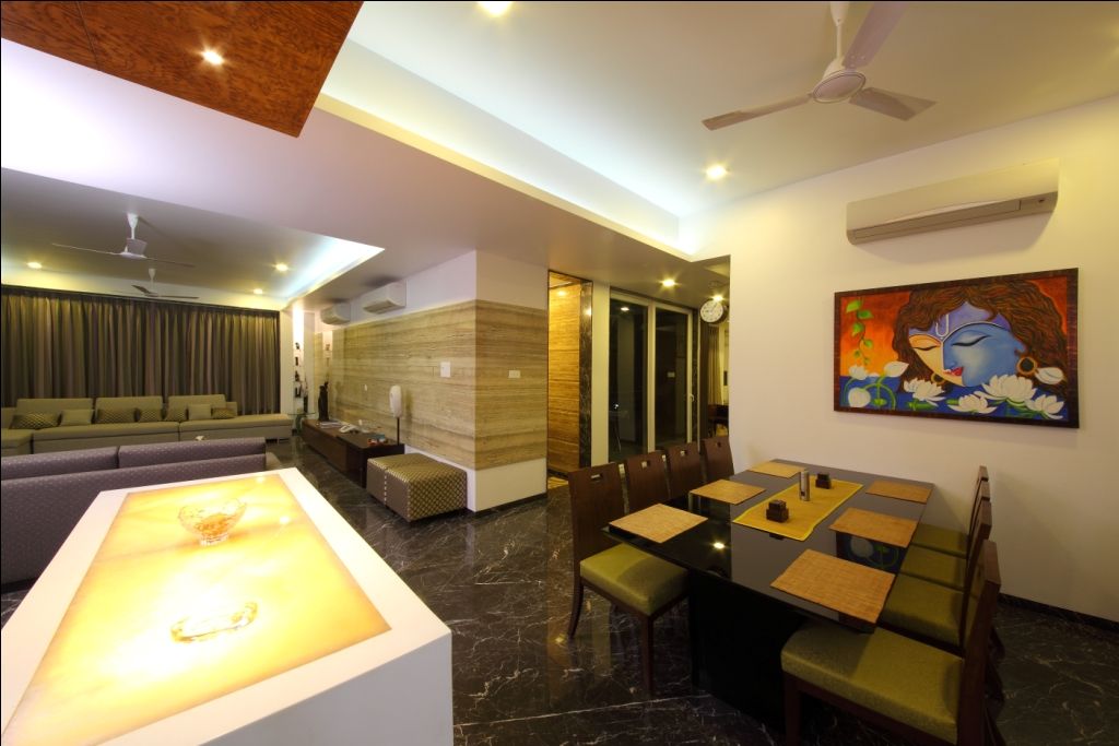 SKI Villa @ Aamby Valley, Lonavala, Pune, GreenLounge GreenLounge غرفة السفرة