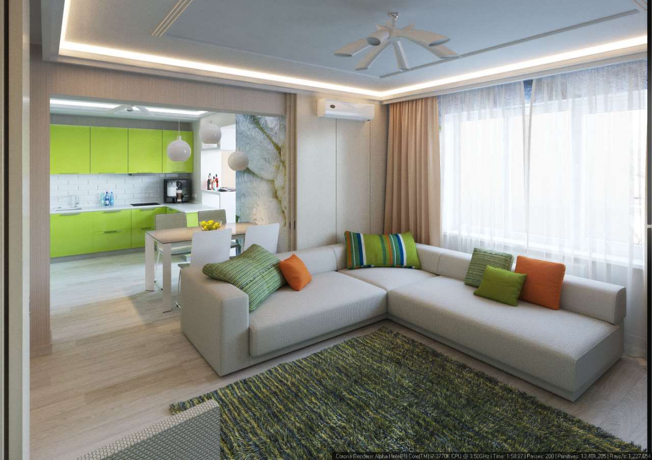 Дизайн интерьера квартиры 90кв.м в г.Саратове на ул.Шелковичной-2, hq-design hq-design Modern Living Room