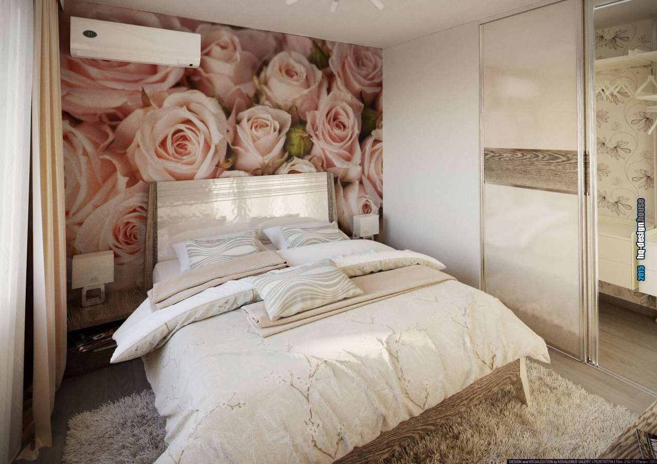 Дизайн интерьера квартиры 90кв.м в г.Саратове на ул.Шелковичной-2, hq-design hq-design Modern Bedroom