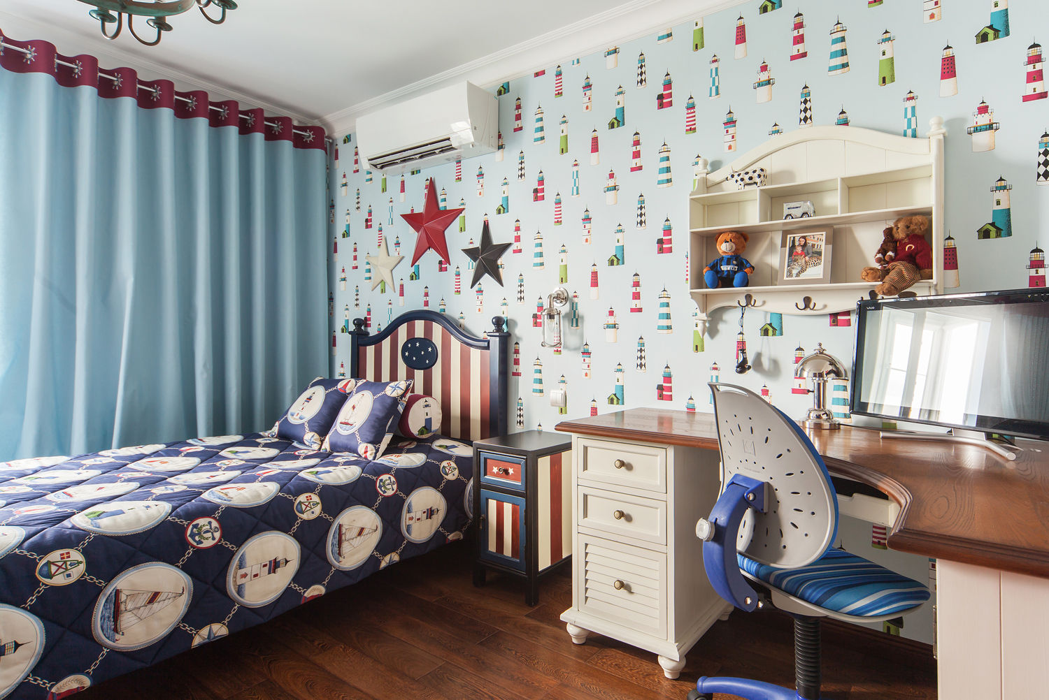 Квартира в Москве 106 кв. м., MM-STUDIO MM-STUDIO Eclectische kinderkamers