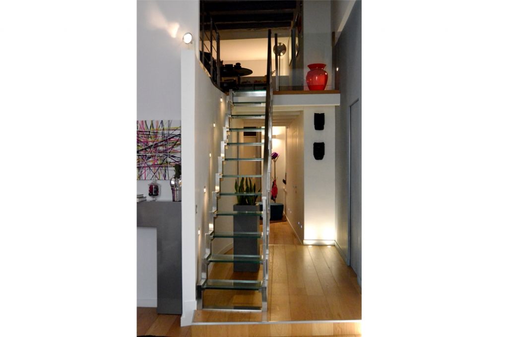 Casa Selfie/ 2007, danielainzerillo architetto&relooker danielainzerillo architetto&relooker Modern Corridor, Hallway and Staircase