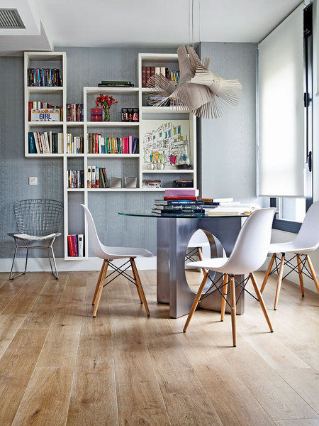 LOFT IN MADRID 2013, BELEN FERRANDIZ INTERIOR DESIGN BELEN FERRANDIZ INTERIOR DESIGN モダンデザインの ダイニング