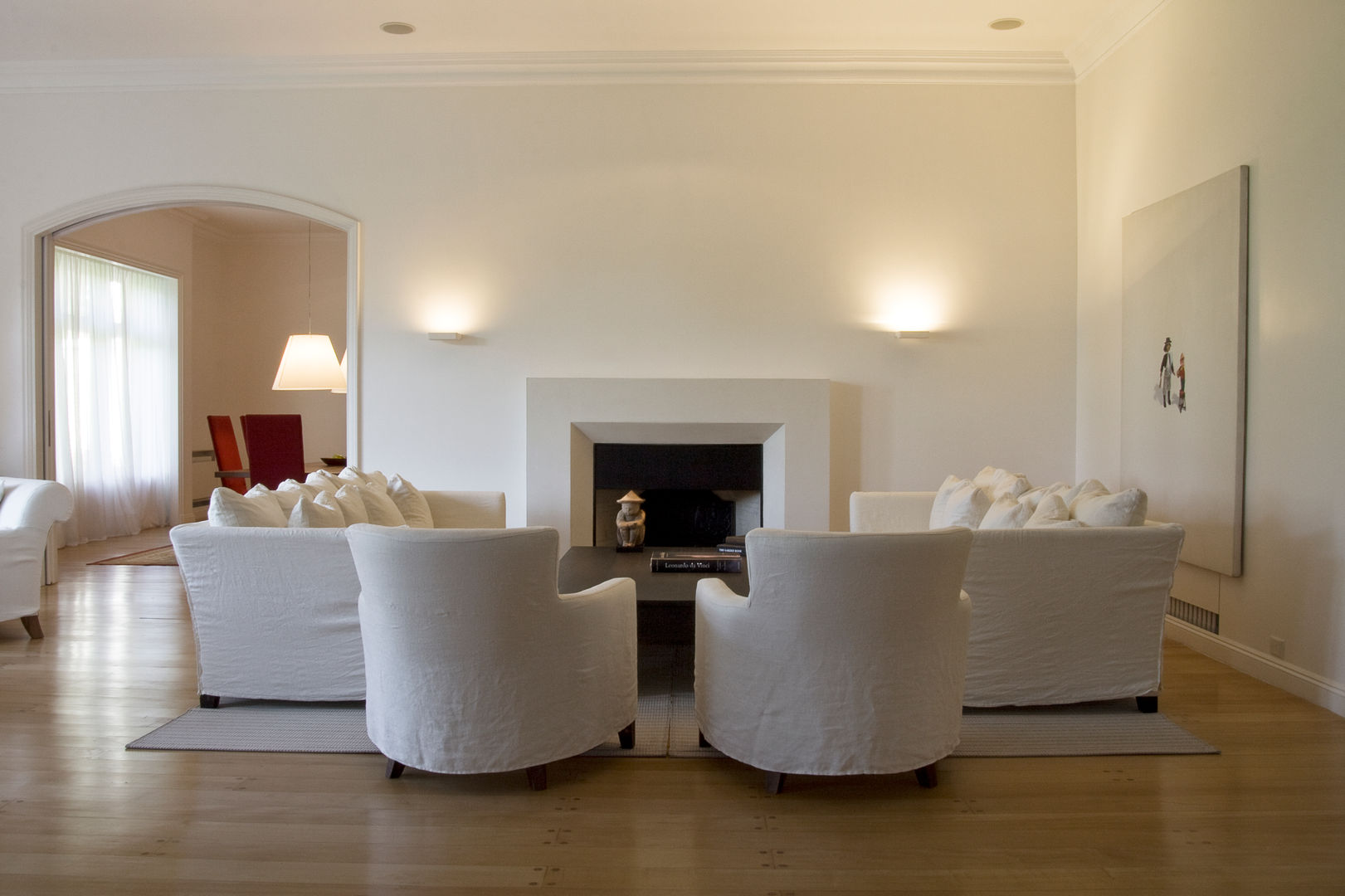 Casa en la Barranca · San Isidro, Buenos Aires · Paula Herrero | Arquitectura, Paula Herrero | Arquitectura Paula Herrero | Arquitectura Modern living room