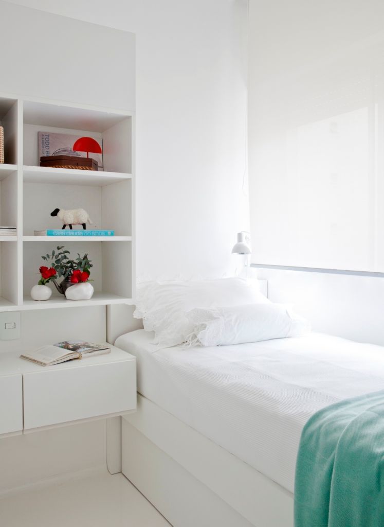 Reforma Apartamento Brooklyn, Estudio MB Estudio MB Phòng ngủ phong cách tối giản Beds & headboards