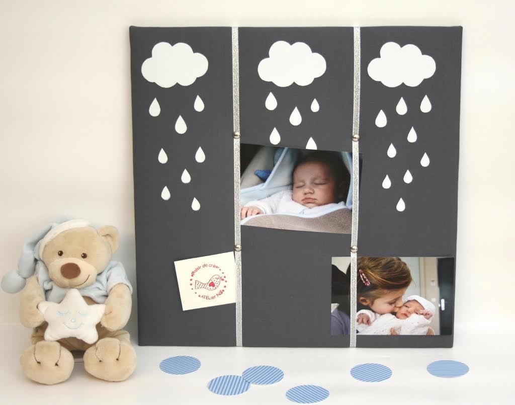 Pêle-mêle photo déco chambre enfant 'Jour de pluie', AtelierNat AtelierNat Modern Kid's Room Accessories & decoration