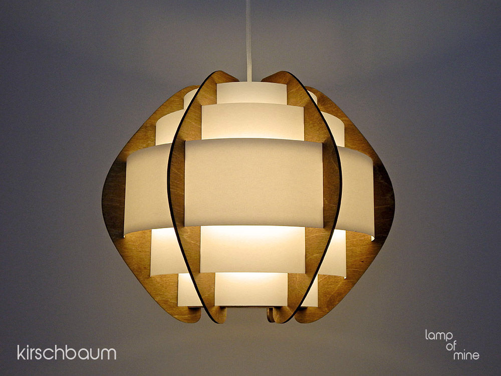 lom1 - Hängelampe Holz, lamp of mine lamp of mine Scandinavian style living room Wood-Plastic Composite Lighting