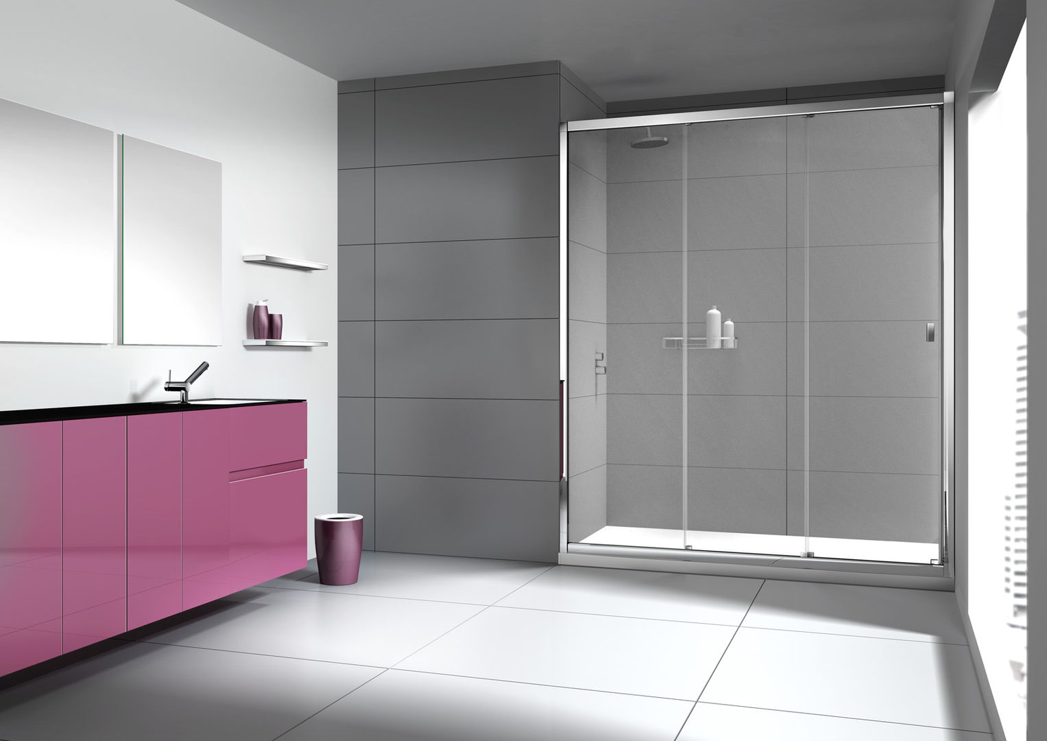 BAÑERAS Y DUCHAS, MUEBLES OYAGA MUEBLES OYAGA Modern style bathrooms Bathtubs & showers