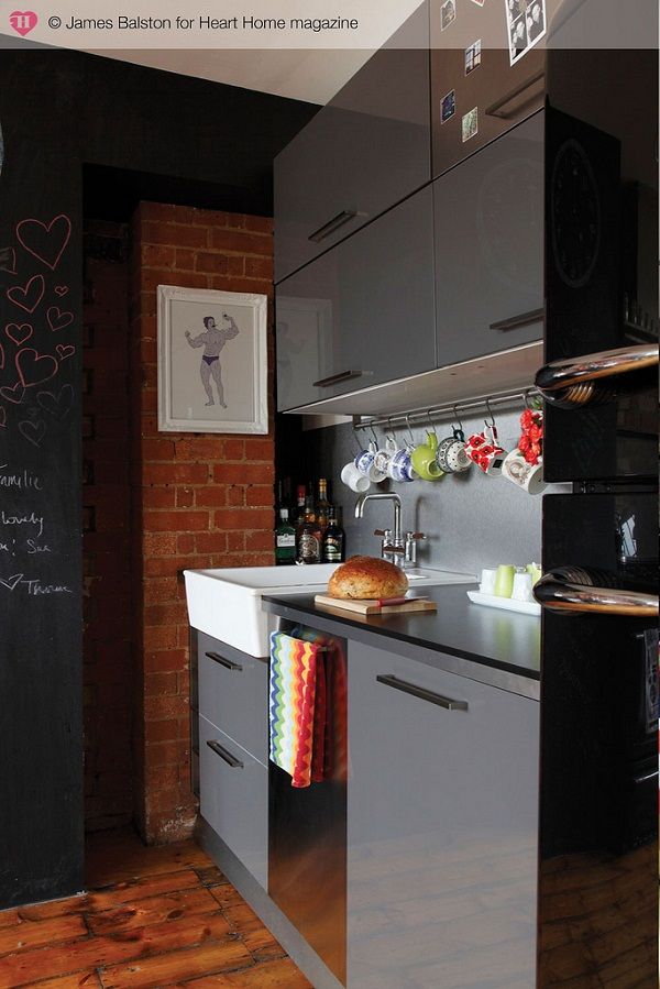 A Converted Warehouse in East London , Heart Home magazine Heart Home magazine Kitchen