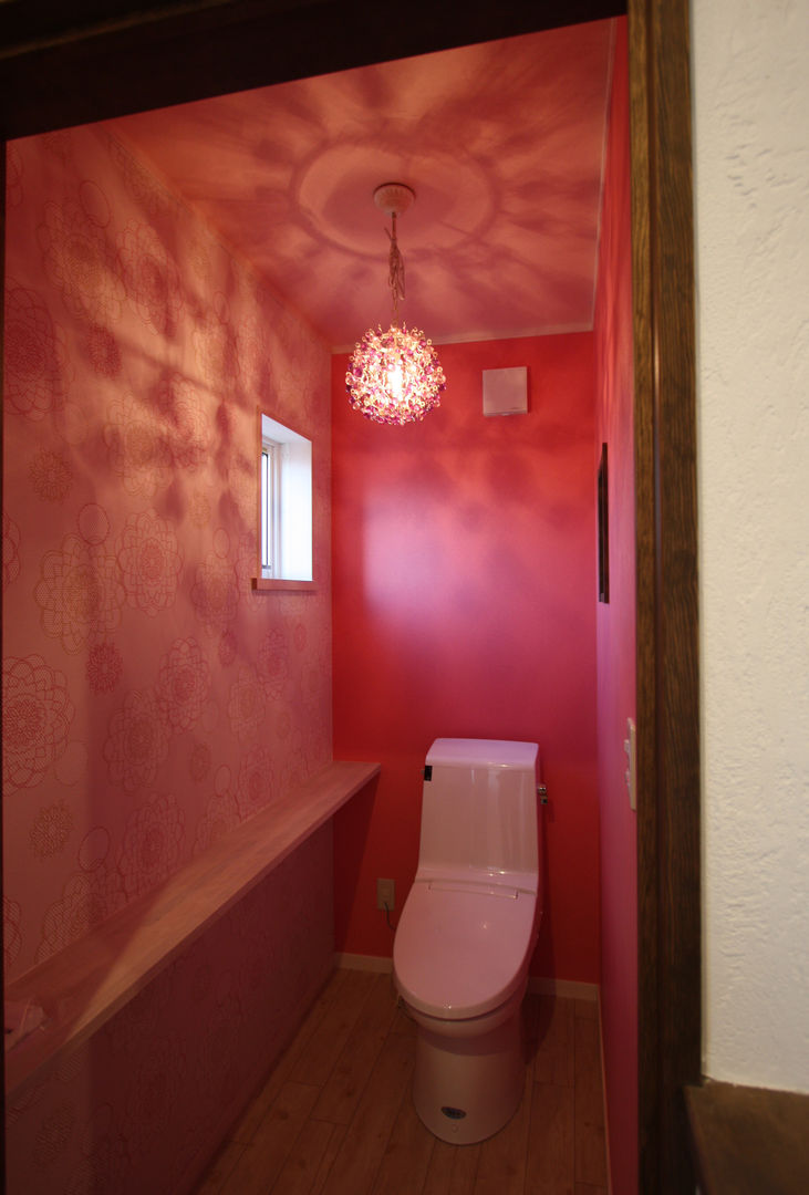 ■ Cote d'Azur Style・コートダジュールスタイル 株式会社アートカフェ 地中海スタイルの お風呂・バスルーム ピンク