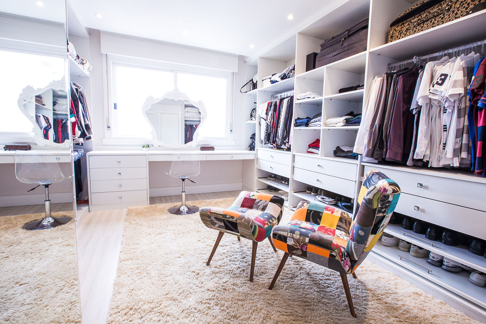 Closet suíte Camila Chalon Arquitetura Closets