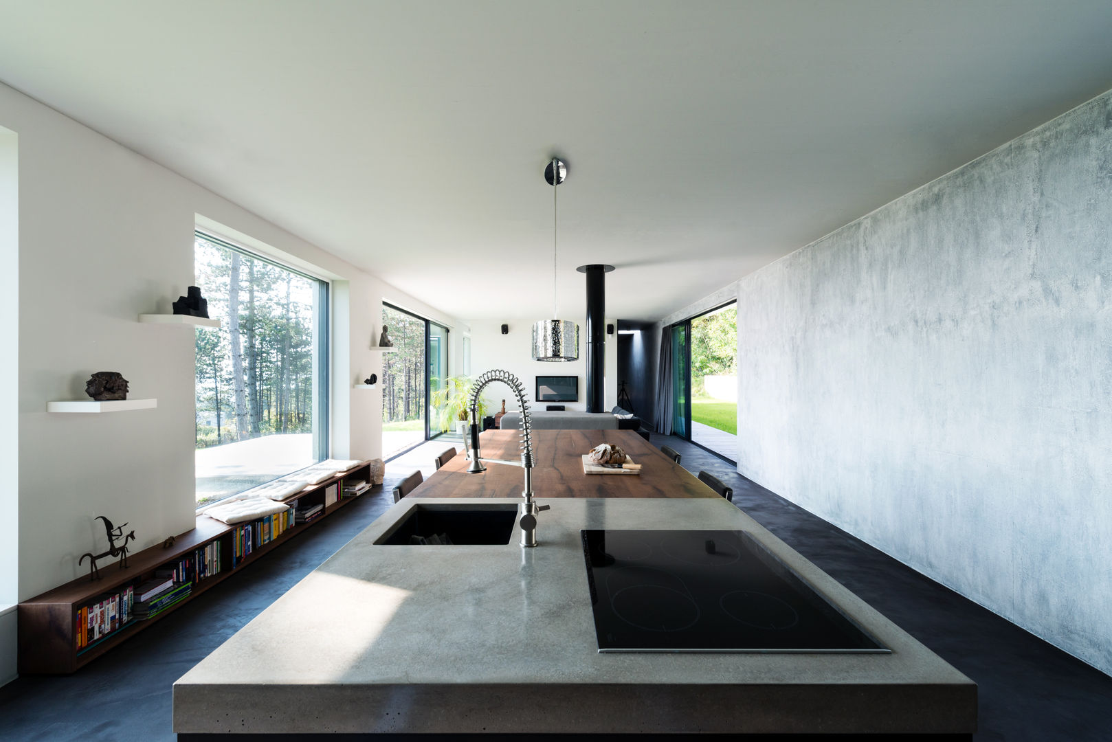 OFFENES HAUS, PLANET architects PLANET architects Modern kitchen