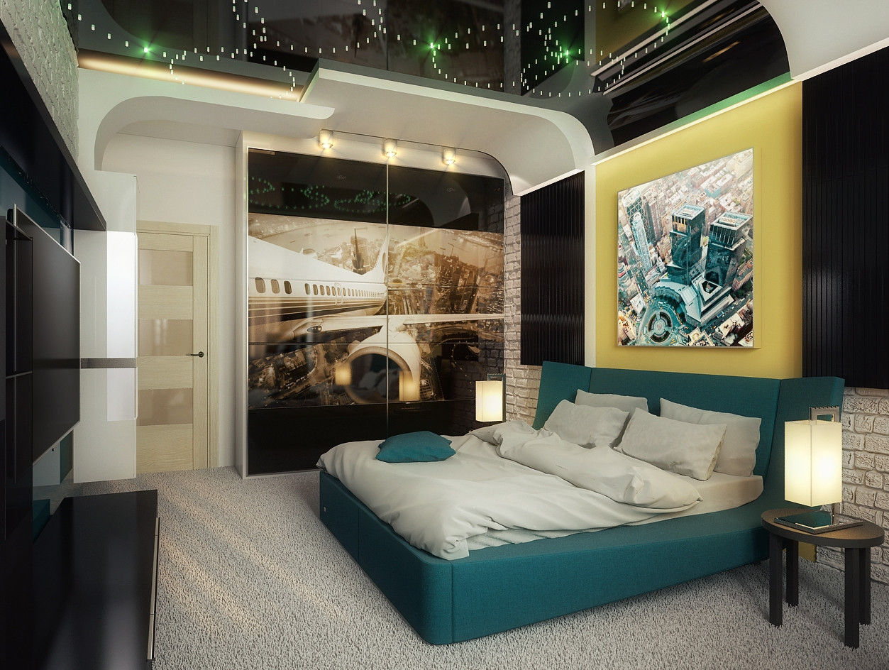 Проект 4х комнатной квартиры, Инна Михайская Инна Михайская Modern style bedroom