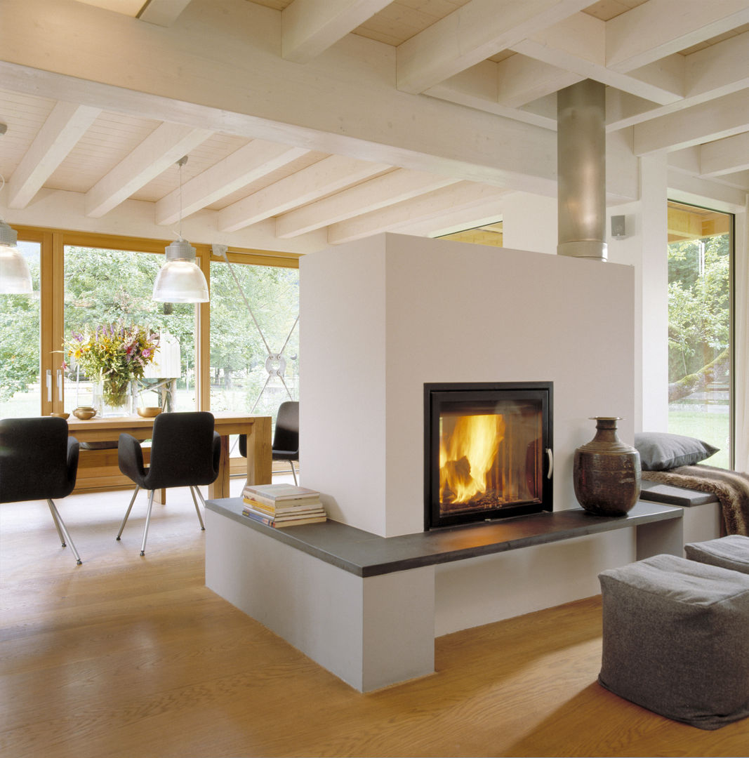 Ökohaus Schauer, Bau-Fritz GmbH & Co. KG Bau-Fritz GmbH & Co. KG Modern living room