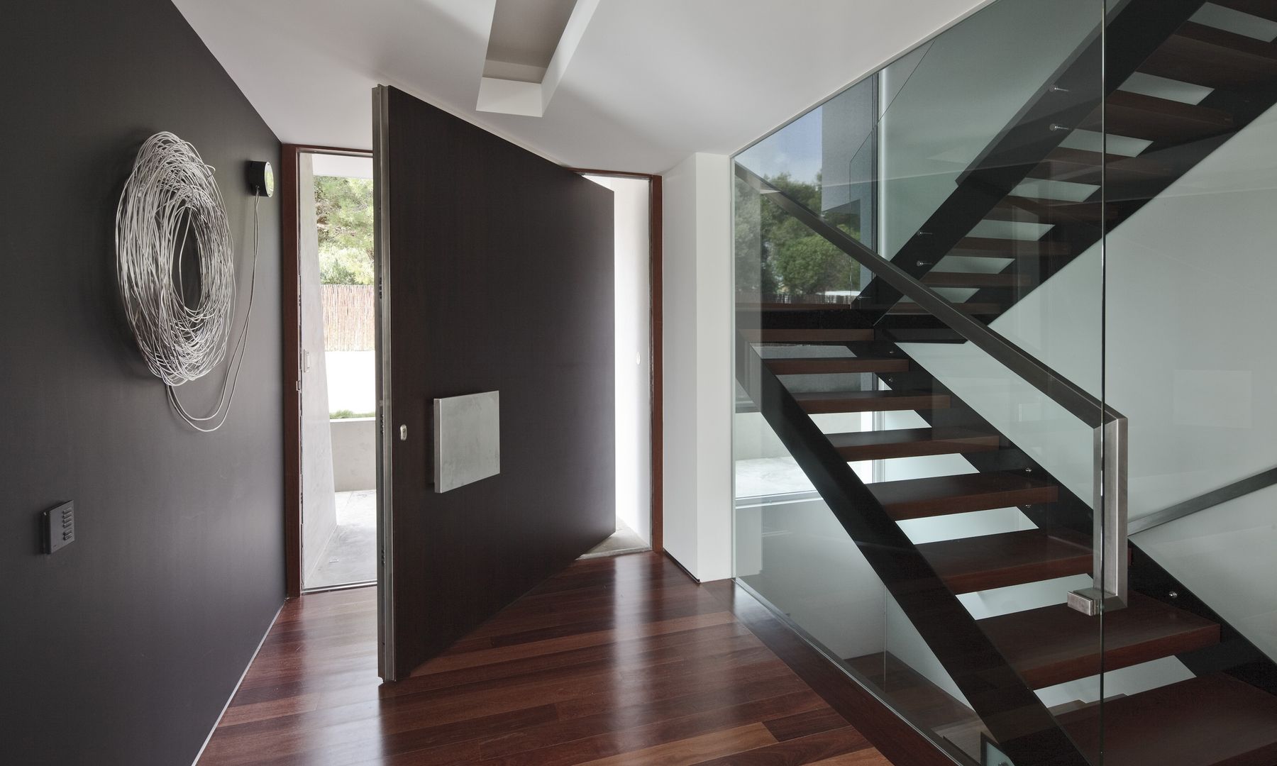Casa Birre 3, Areacor, Projectos e Interiores Lda Areacor, Projectos e Interiores Lda Couloir, entrée, escaliers minimalistes