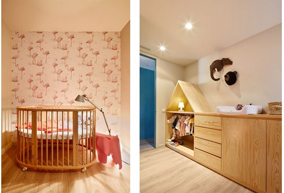 ​VIVIENDA PARTICULAR, Barcelona., CIRERA ESPINET CIRERA ESPINET Dormitorios infantiles de estilo clásico Mueble,Decoración,gabinetes,Madera,Diseño de interiores,Piso,Piso,Marco de la cama,muro,Comodidad