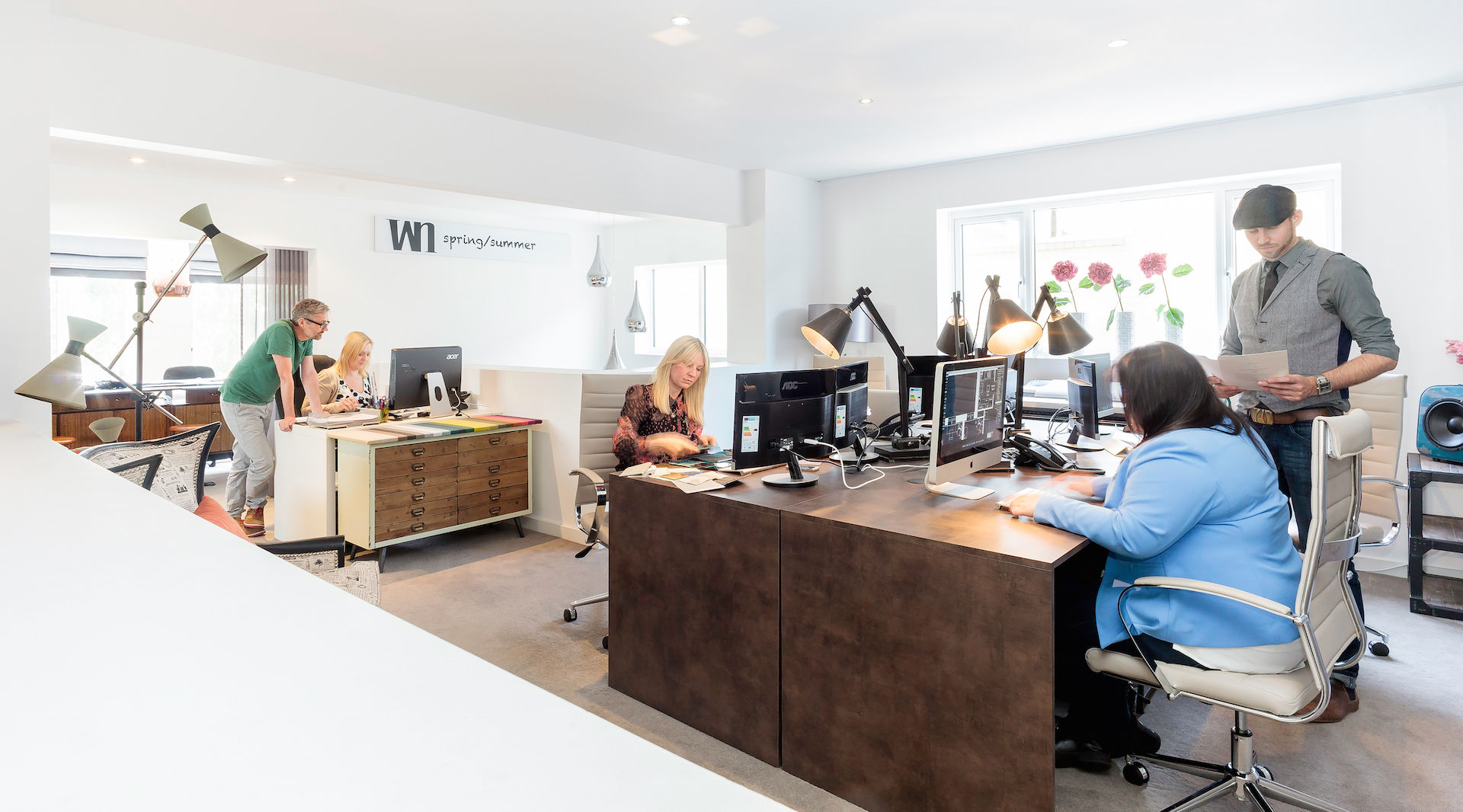 WN Interiors Design Studio homify Espaces commerciaux Bureaux